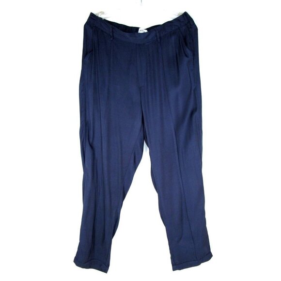 Pistola LA Eleanor Blue Pull On Business Casual Trouser Pants Womens Large 12-14 - Picture 2 of 10